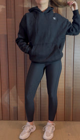 The Oversized Stable Hoodie - Black