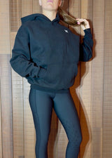 The Oversized Stable Hoodie - Black
