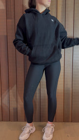 The Oversized Stable Hoodie - Black