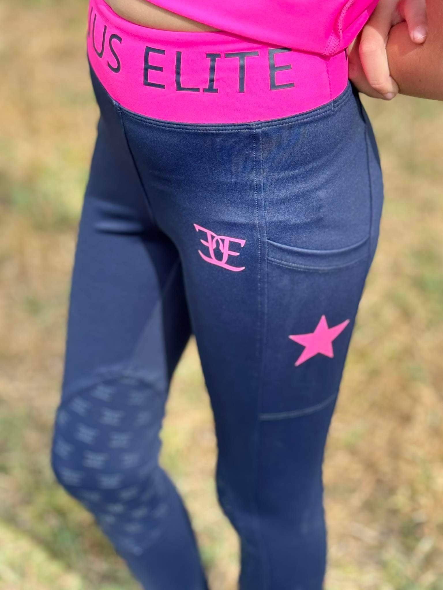 Kids X Training Tights (Pink)